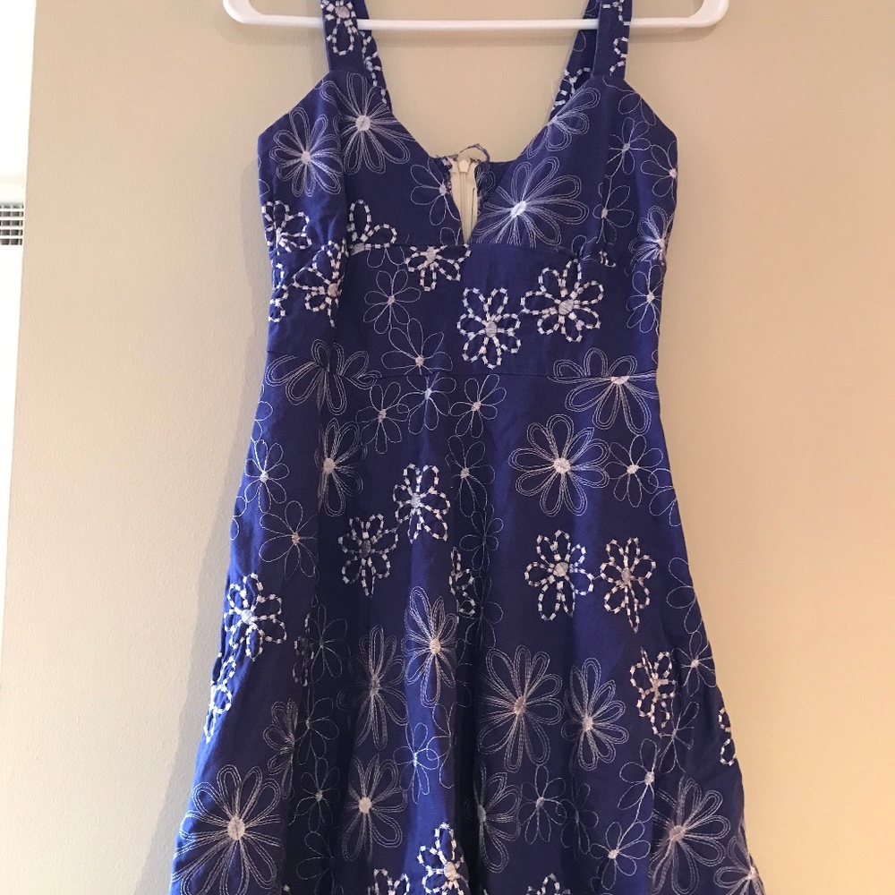 Floral embroidered dress